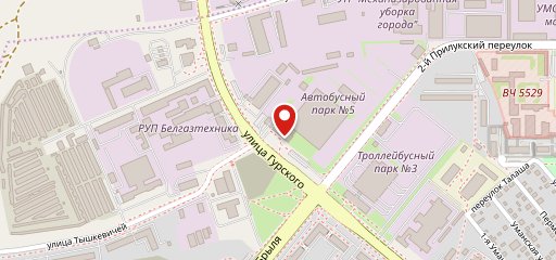 Столовая автобусного парка № 5, филиал Минсктранс на карте