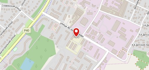Столовая на карте