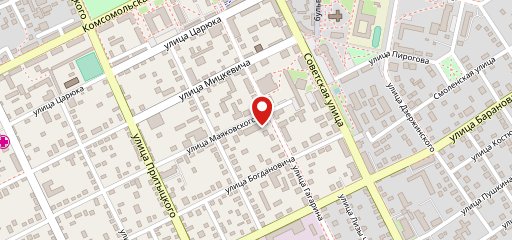 Столовая БарГУ на карте