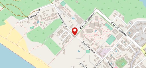 Столовая базы отдыха Слава на карте