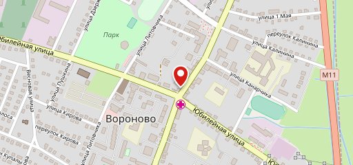 Столовая на карте