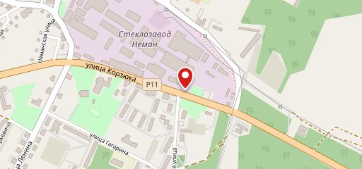 Столовая на карте
