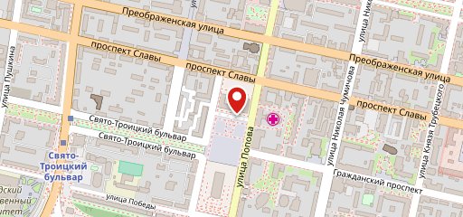 Столовая на карте