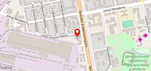 Столовая на карте
