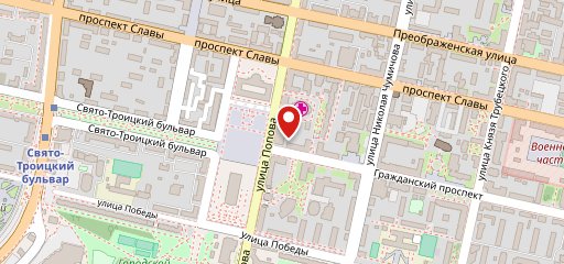 Столовая на карте