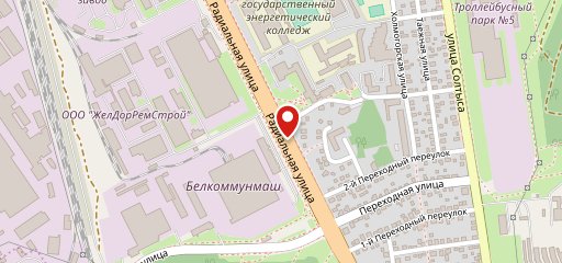 Столовая Белкоммунмаш на карте