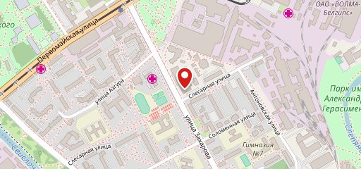 Столовая Белтелеком на карте