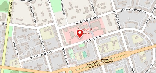Березка на карте