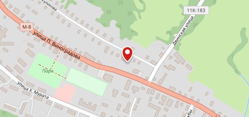 Столовая на карте