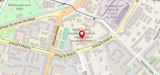 Студенческая столовая на карте