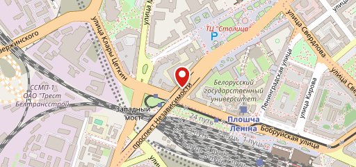 Столовая БГПУ на карте