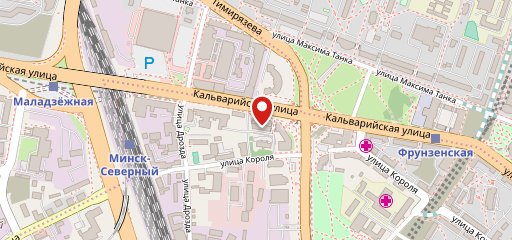 Столовая БГУ № 6 на карте