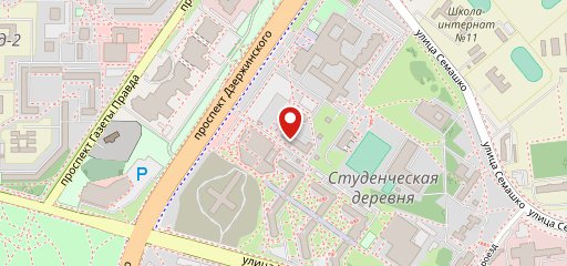 Столовая БГУ на карте