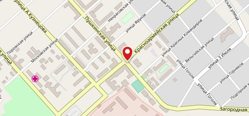 Столовая на карте