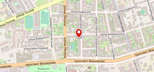 Столовая на карте