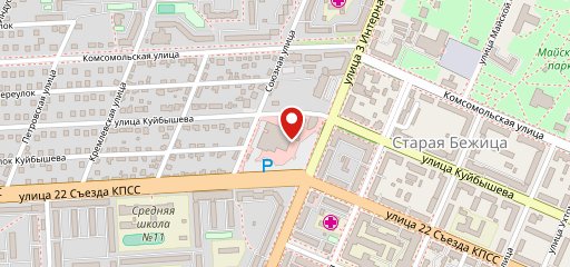 Столовая на карте