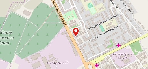 Столовая на карте