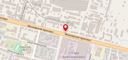 Столовая на карте