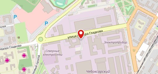 Столовая быстрого питания на карте