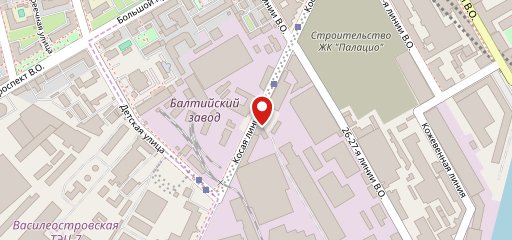 Столовая БЗ на карте