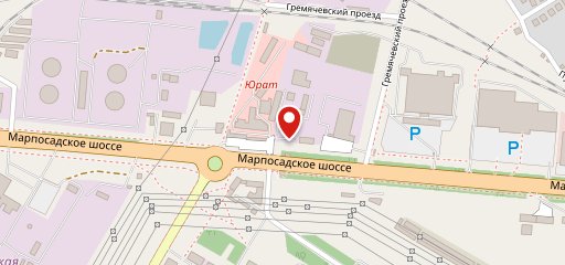 Столовая на карте