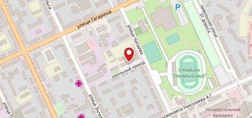 Столовая на карте