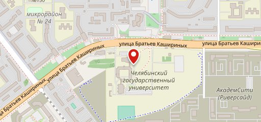 Столовая ЧелГУ на карте