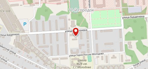 Столовая на карте