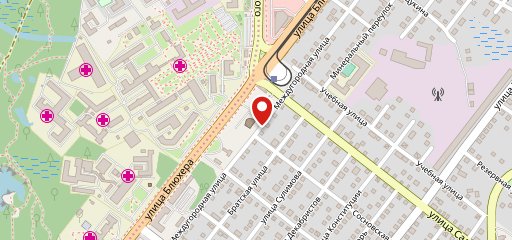 Столовая на карте