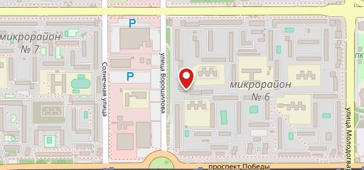 Заводская столовая на карте