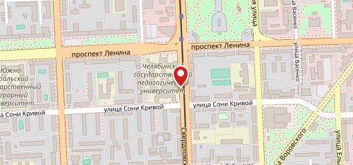 Столовая ЧГПУ на карте