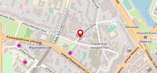 Столовая на карте