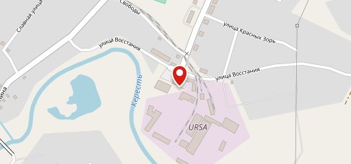 Столовая на карте