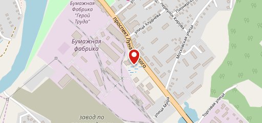 Столовая ДБФ Герой труда на карте