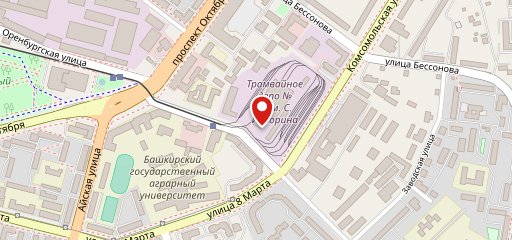 Столовая депо им. Зорина на карте