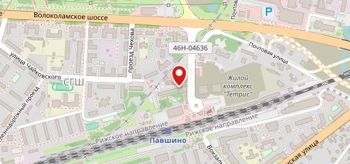 Столовая на карте