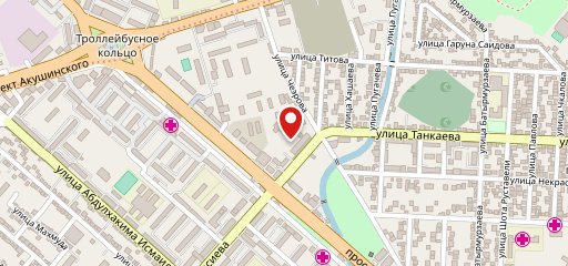 Столовая ДОСААФ на карте