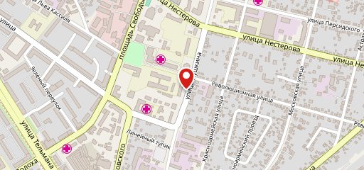 Столовая на карте