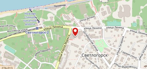 Столовая филиала Светлогорский военный санаторий на карте
