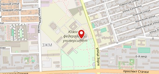 Столовая Физфака ЮФУ на карте