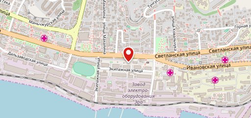 Столовая флотская на карте