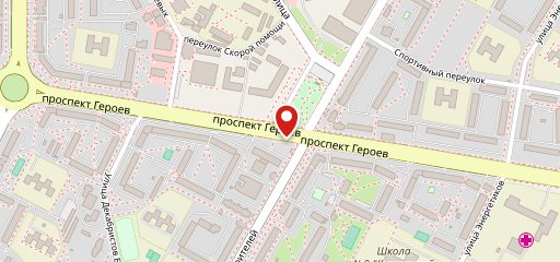 Столовая Героев 16 на карте