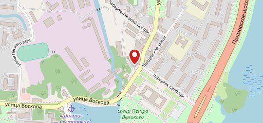 Столовая гимназии № 433 на карте