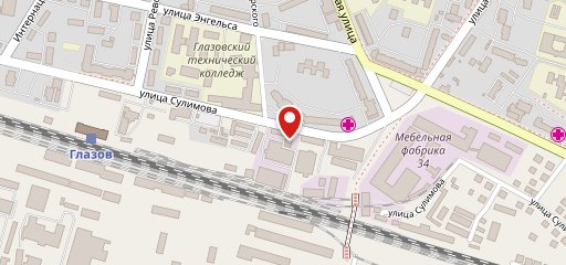 Столовая на карте