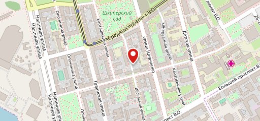 Столовая Горного на карте