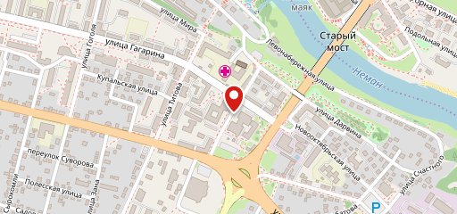 Столовая на карте