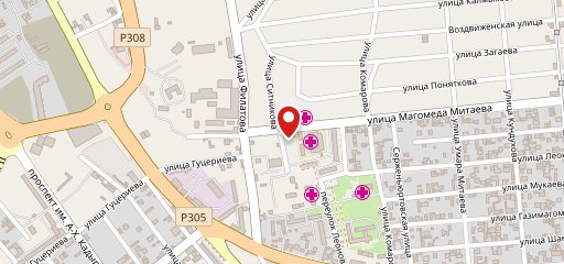 Столовая на карте