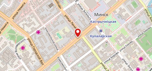 Столовая на карте
