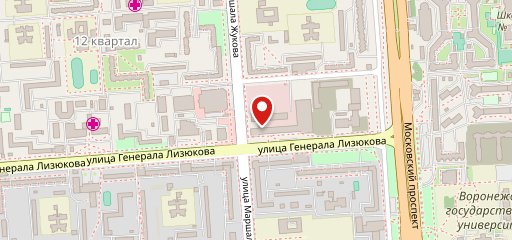 Столовая на карте