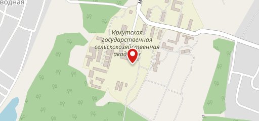 Столовая ИрГСХА на карте